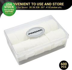Thick Gun Cleaning Patches Lint Free 9Mm Rifle Cleaning Cloth 600PCS