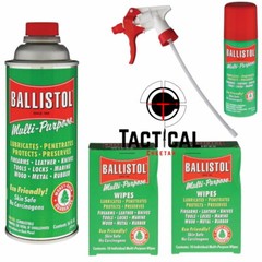 Gun Cleaning Lubricant Ballistol 1.5 & 16 oz ,Multi-Purpose 20 Wipes, USA Made &