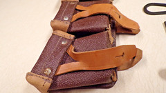 Vintage Russian Mosin Nagant Rifle Field Cleaning Kit, Ammo Pouch – GREAT COND.