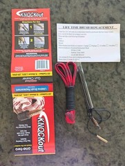 Gun Barrell Cleaning System KNOCKOUT one-two .22 Caliber – 5.56mm (.223, 25-250)