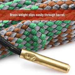 2PCS Bore Rope Cleaners Guns Barrel Cleaning Supplies Tool For ‎.40 Cal .41 Cal