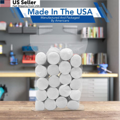 1000PCS Gun Cleaning Patches – 1 1/2″ Round 4) 1 Round, White