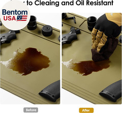 Gun Cleaning Mat 35.5×11.9 Magnetic Parts Organizer Non Slip Oil Resistant