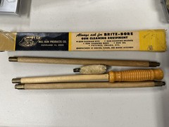 Vintage Mill Run Brite-Bore Cleaning Hickory Shotgun Rod 4 Piece Rare!