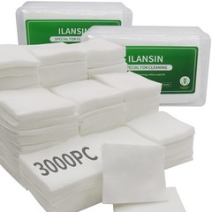 3000/1500PCS Cleaning Patches+CLP Oil,2″x2″ Lint Free Cleaning Cloth,Professi…
