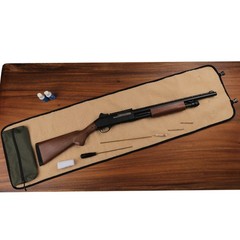 Tourbon Portable Long Gun Cleaning Mat with Tool Storage Pocket Fleece Padded