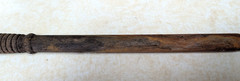 Antique Three Piece Wooden & Brass Gun Cleaning Rod From England Rough Works