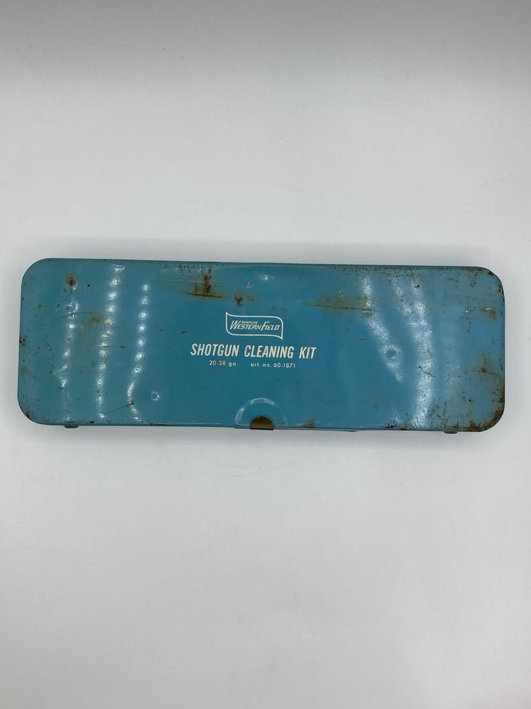 Vintage Montgomery Wards Western Field 20-28 Gauge Shotgun Cleaning Kit
