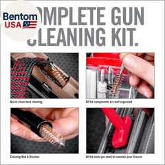 9Mm Gun Cleaning Kit for 9Mm .357 & .38 Caliber Handguns | Complete Glock Cleani