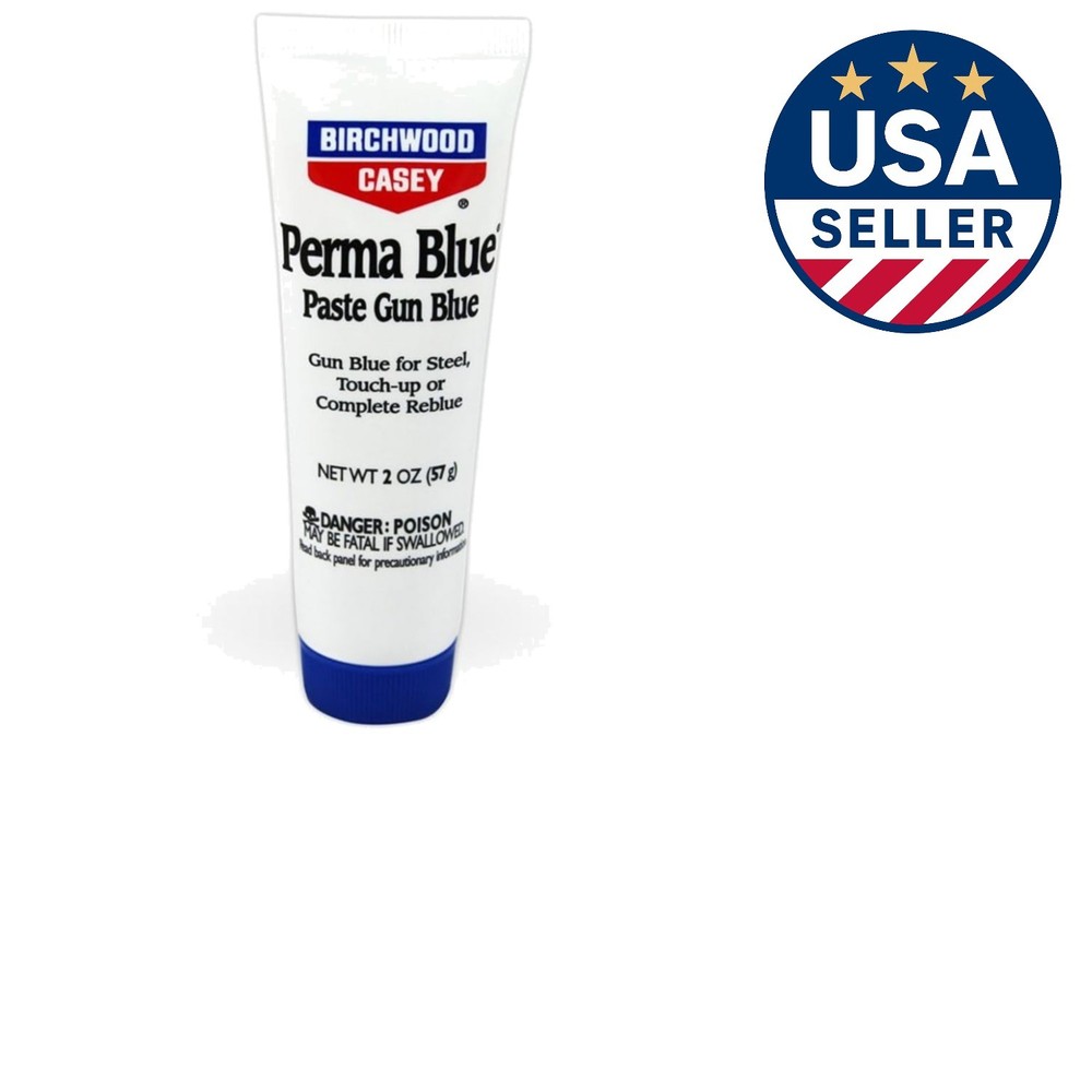 Birchwood Casey Perma Blue 2oz Paste & Liquid Gun Blue for Firearm Restoration