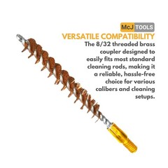 Premium Bronze Bore Brushes for Pistol & Rifle Cleaning – High-Quality Maintenan
