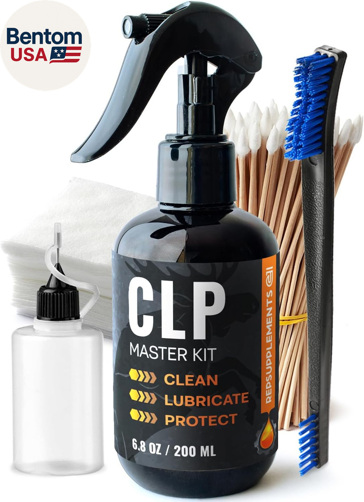 Gun Cleaning Oil Kit 3-In-1 Cleans, Lubes, Protects – 6.8 Oz Sprayer Gun Oil Cle