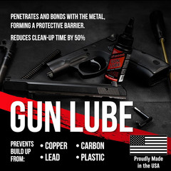 Gun Lube Buddy Pack, Squeeze Bottle with Needle Tip Applicator for All Firearms,