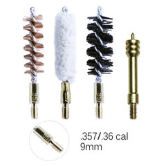 MaximalPower Combo Gun Cleaning Bore Brushes – 12 Gauge/.357/.45cal for Guns