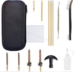 Optional Gun Cleaning Kit Universal Rifle Pistol Shotgun Handgun Firearm w/Case