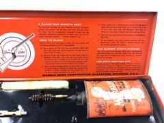 Vintage Original Marble’s pistol gun cleaning kit 727 .32 cal steel case 315877