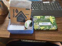 Norwex Mini Cleaning Kit W/ Collector Tin & Large Bamboo Cloth instead of mini