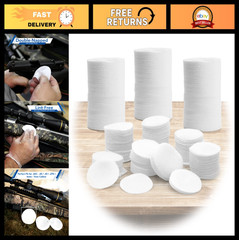 1000PCS Lint-Free Gun Cleaning Patches – Absorbent Round Cloths for All Calibers