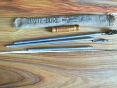 Old Mill-Run Products Co. Ohio-Brite-Bore Gun Cleaning Rod Kit wood handle #31