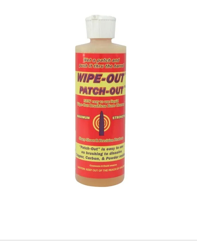 Wipe Out Patch Out Bore Cleaner by Sharp Shoot “R” Used by World Class Shooters!