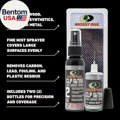 MOSSY OAK CLP Gun Cleaning Oil | All-In-One Cleaner, Lubricant & Protectant | On