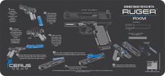Ruger® RXM® Instructional Gun Mat Jumbo 12″ X 27″ Cerus Gear Grey