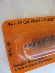 Hoppe’s 1308P Gun Bore cleaning brush .44 & .45 Pistol