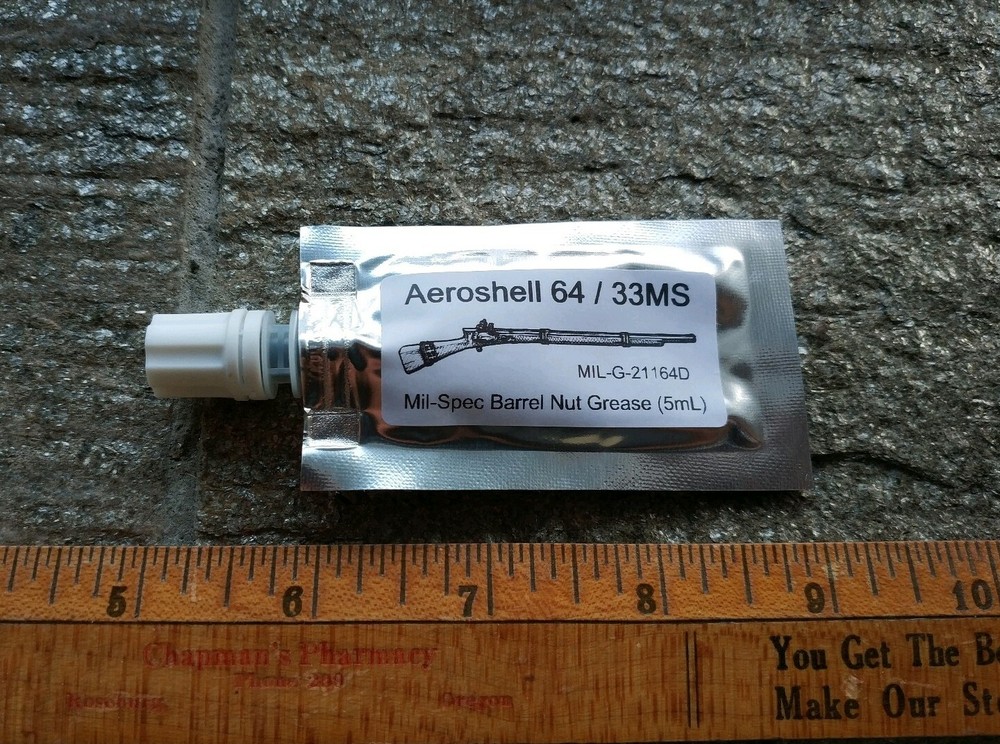 Aeroshell 33MS / 64 Mil-Spec Barrel Nut Thread Grease MIL-G-21164D 5ml Pouch