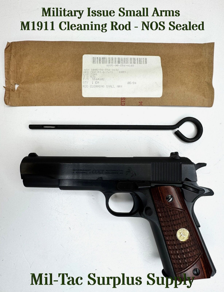 Military Issue Small Arms M1911 Cleaning Rod – NOS Sealed
