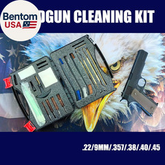 Universal Handgun Cleaning Kit for .22/9Mm/.357/.38/.40/.45,Pistol Cleaning Kits