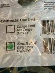 Gun Cleaning Pad Mat Green Shotgun Rifle Hunting Shooting Waterproof Vinyl Back