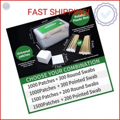 ILANSIN 1700PCS Gun Cleaning Supplies—1500PCS Gun Cleaning Patches +200PCS 6‘’ P