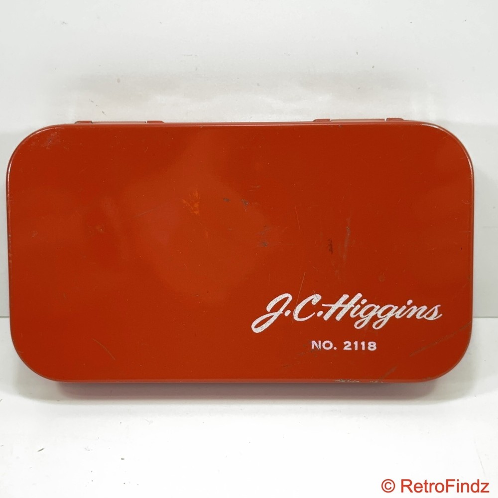 J.C. Higgins Stock Finish Kit # 2118 Sears Roebuck & Co Vintage Tin Case Only