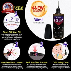 Universal Gun Cleaning Supplies -All in One Gun CLP Oil+ Lint Free Gun Cleaning