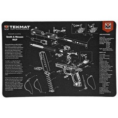 TekMat TEKR17SWMP S&W M&P Cleaning Mat Black/Gray Rubber 11″x17″ S&W M&P Parts D