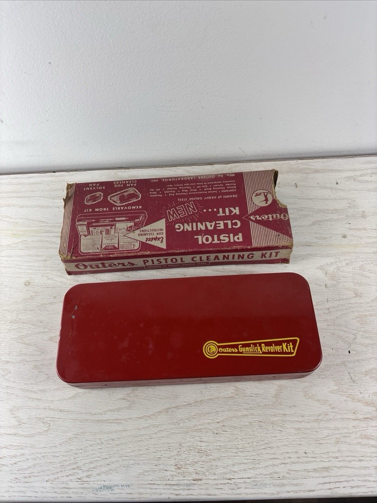 Vintage OUTERS Pistol & Revolver Cleaning KIT Not Complete*