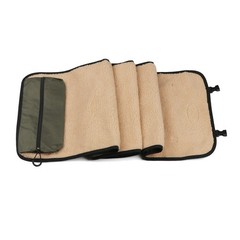 TOURBON Roll-up Rifle Shotgun Cleaning Mat w/Zipper Tool Carry Pouch Soft Padded