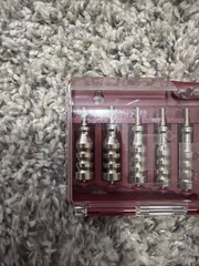 Tipton Ultra Gun Cleaning Jag Set 13-Piece Threaded Nickel Plated Brass