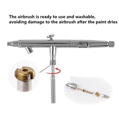 Air Brush Tools, 2 Pack Needle Packing Nut or Valve Screw Replacement Repair …