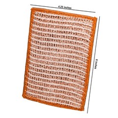 Redecker 2-Ply Copper Scrubbing Cloth & Microfiber Cleaning Wipe – Dual Surface