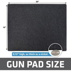 Gun Cleaning Pad Waterproof Absorbent Surface Protection Durable Slip Resistant
