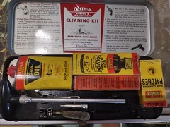 Outers Gunslick Revolver Cleaning Kit – .38 Cal, Original Tin Case, Complete Set