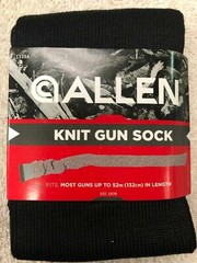 Gun Sock Knit Allen Fits Most Guns Up To 52″ In Length, Grey, Silicone Treated