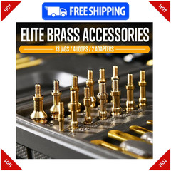 GLORYFIRE Elite Cleaning Kit–Universal 66pcs Set w Brass Brushes