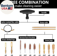 Universal Handgun Cleaning Kit .22,.357,.38,9Mm,.45 Caliber Pistol Cleaning Kit