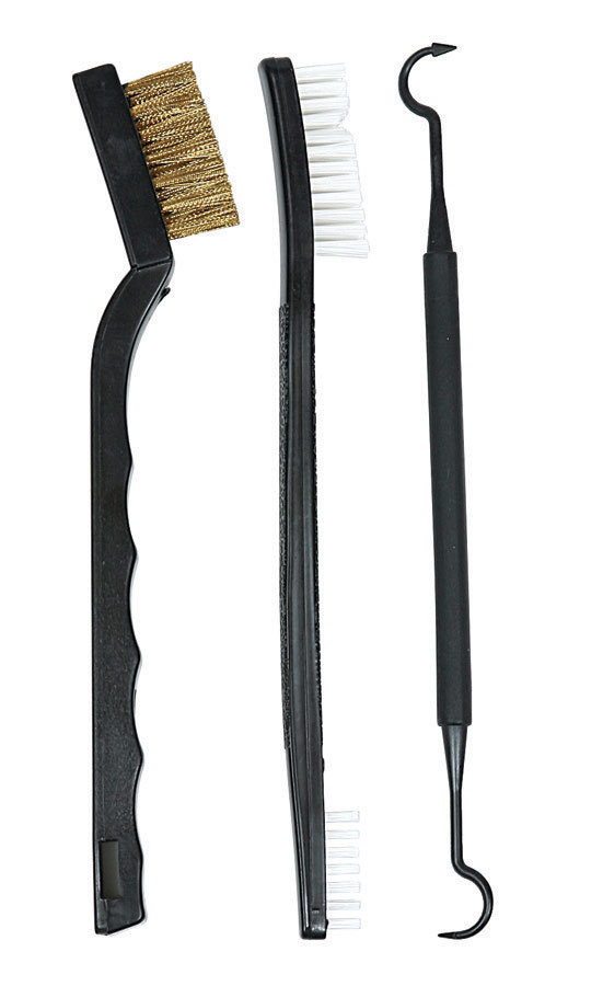 GUN CLEANING Tool SET Brass wire & Nylon Bristle Brush + Pick Cleaner ALLEN 706A