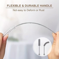10Pcs Nylon Cleaning Brush Set Multi Functional Straw Sewing Machine Tool Kit