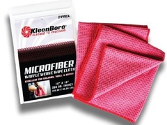 Kleen Bore Microfiber Waffle Weave Cloth 16″ x 16″ Cotton Flannel 2-Pack – MCR