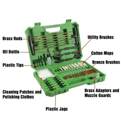 Universal Gun Cleaning Kit Pistol Shotgun Handgun Rifle Firearm w/Case