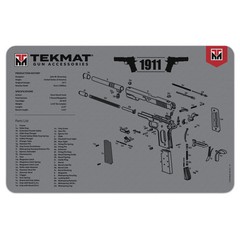 Tekmat 1911 Grey 11×17 inch Cleaning Mat-R17-1911-GY